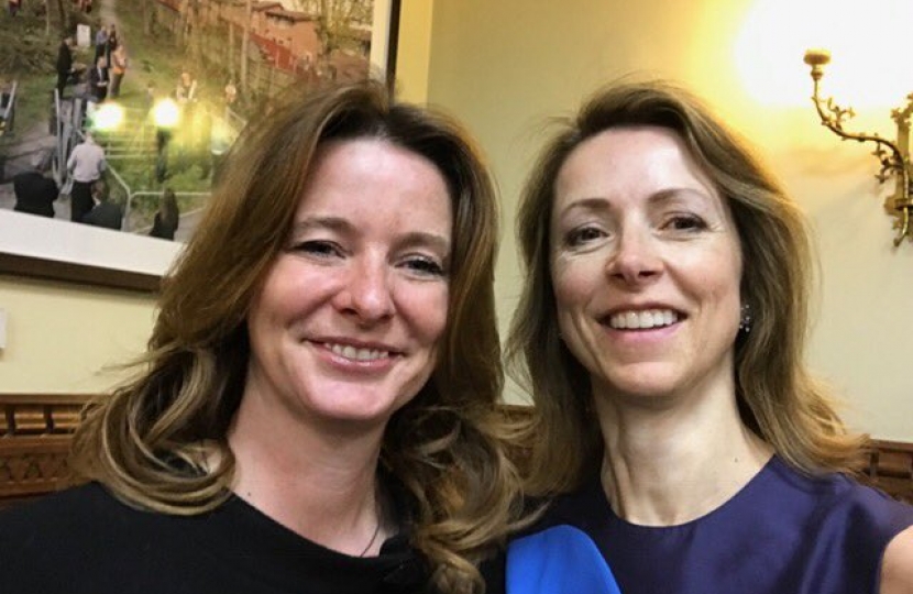 Gillian with Helena Morrissey 