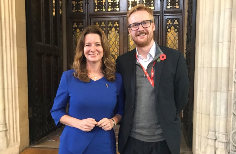 Gillian with chair of APPG