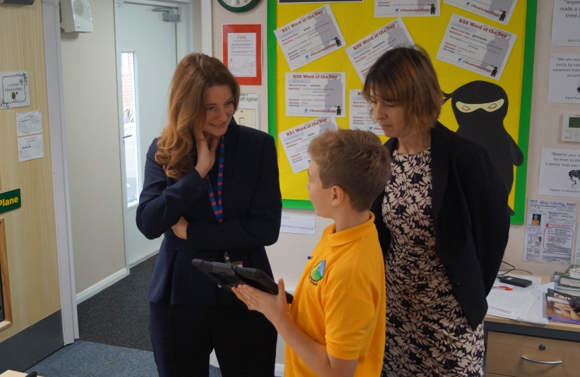 Gillian at Chidham Primary School