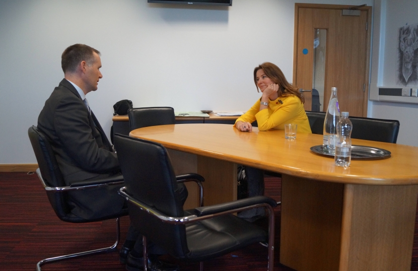 Gillian meeting with the Principal 