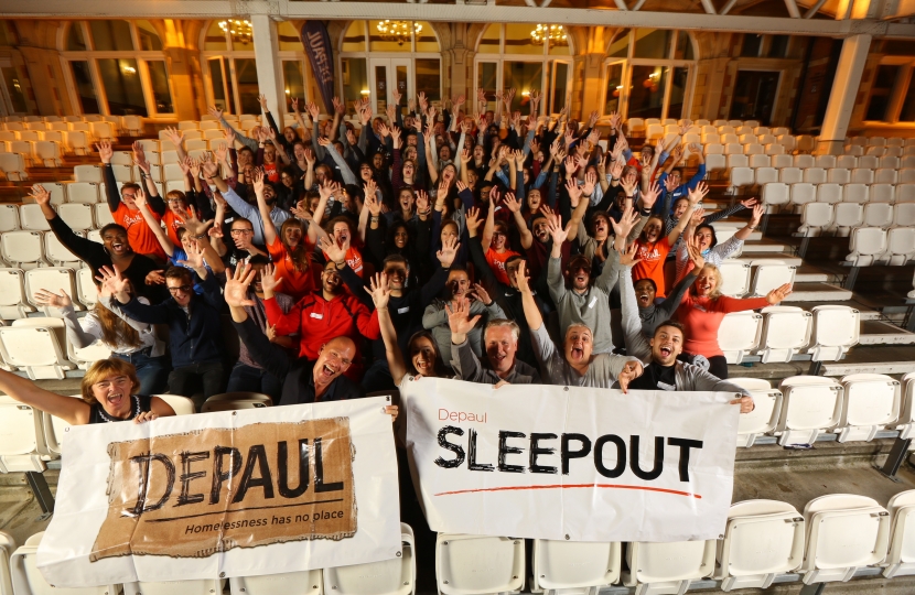 Group sleepout photo