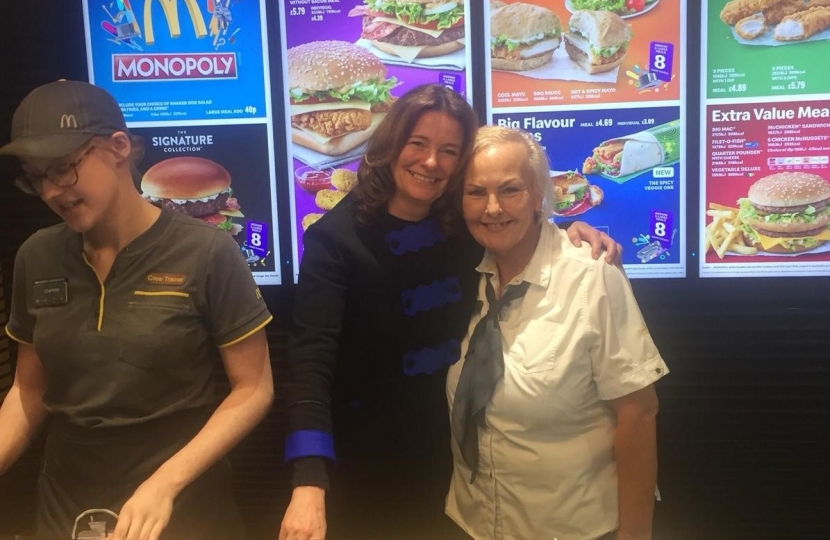 Gillian at McDonalds 1