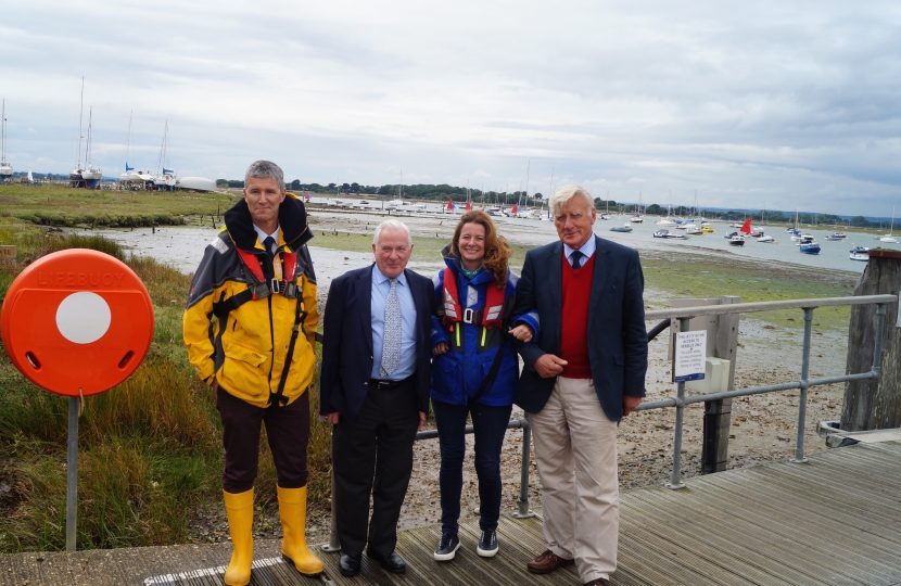 Gillian with Chichester Harbour Conservancy 