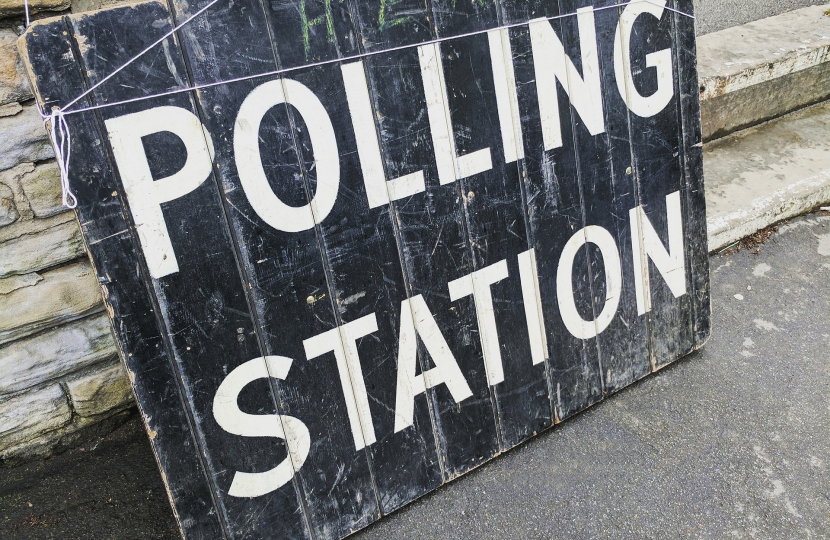 Polling Station Sign