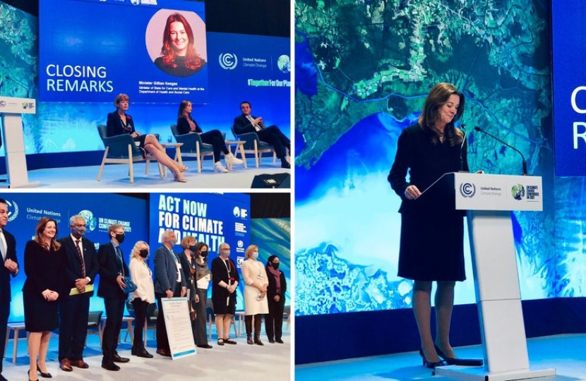 Gillian at COP 26