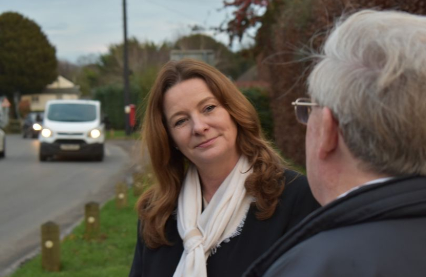 Gillian welcomes increased investment into Chichester's Roads