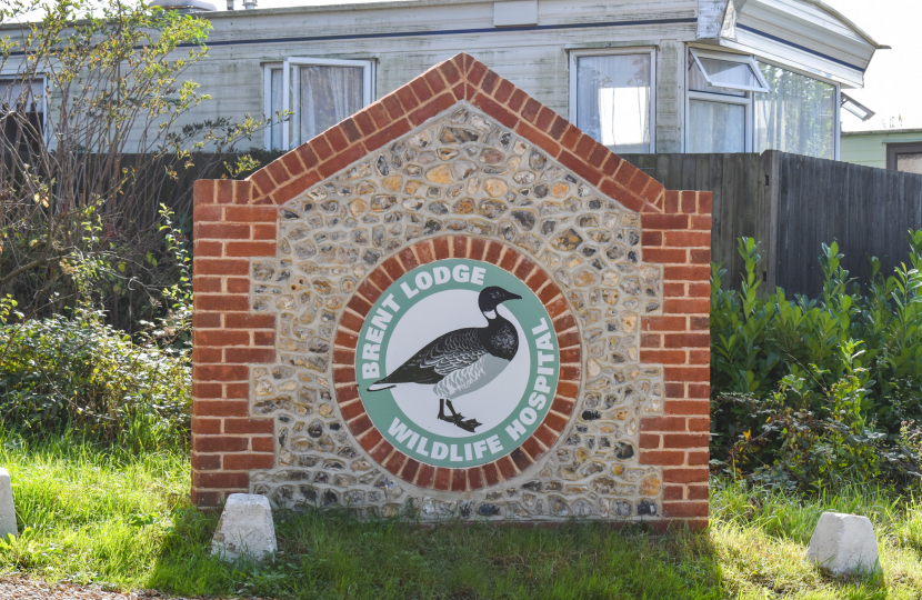 Brent Lodge Entrance with Logo