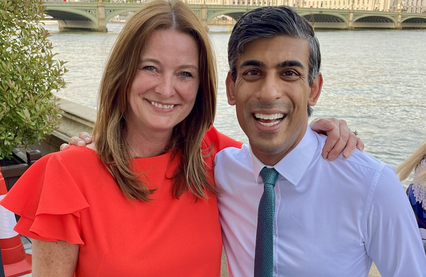 Gillian and Rishi Sunak