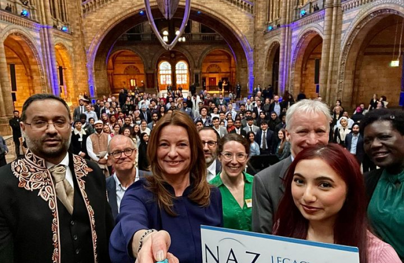 Gillian at Iftar in Natural History Museum