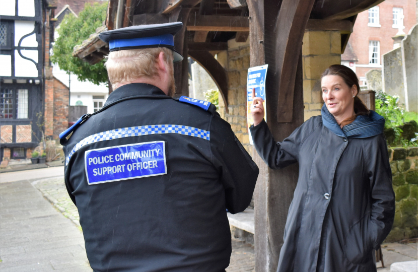 Gillian meets a PCSO.