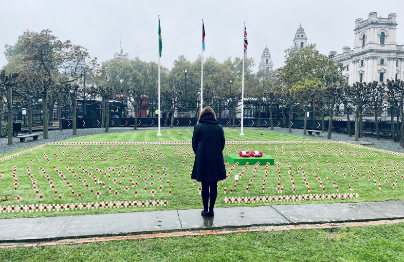 garden of remembrance in Parliament