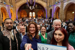 Gillian at Iftar in Natural History Museum