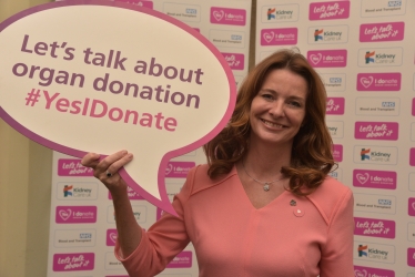 Gillian supporting organ and blood donation