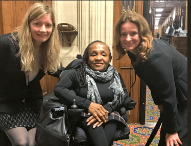 Gillian with Speakers