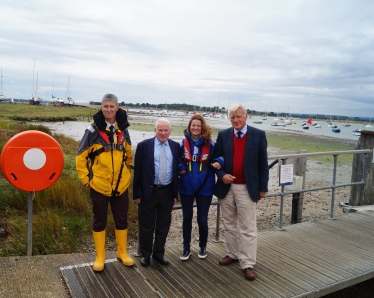 Gillian with Chichester Harbour Conservancy 