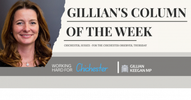 Gillian's Column of the week