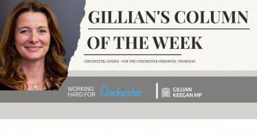 Gillian's Column of the week