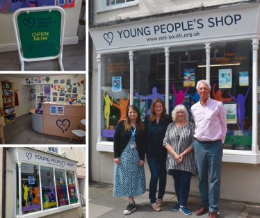 Gillian Outside Young People's Shop