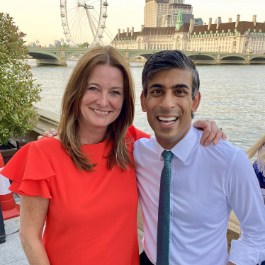 Gillian and Rishi Sunak