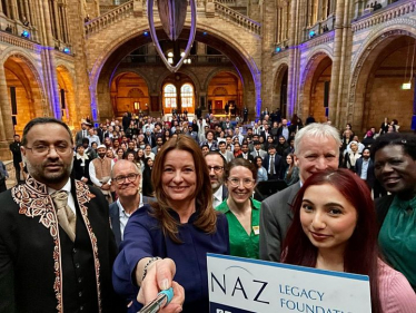 Gillian at Iftar in Natural History Museum