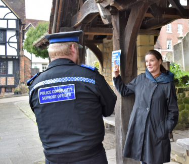 Gillian meets a PCSO.